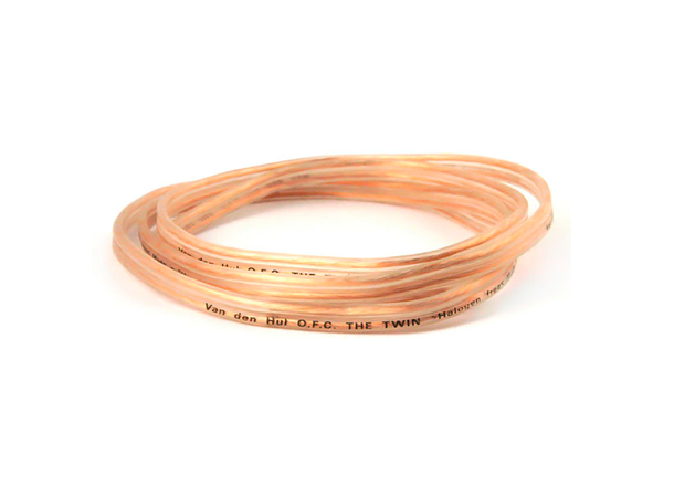 VdH TWIN (Tr), 2-leder høytt.kabel, pr.m 16G Multistrand OFC, Transparent 
